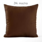 Cream, Tan, Latte, Mocha, and Dark Brown Throw Pillow Covers and Euro Shams