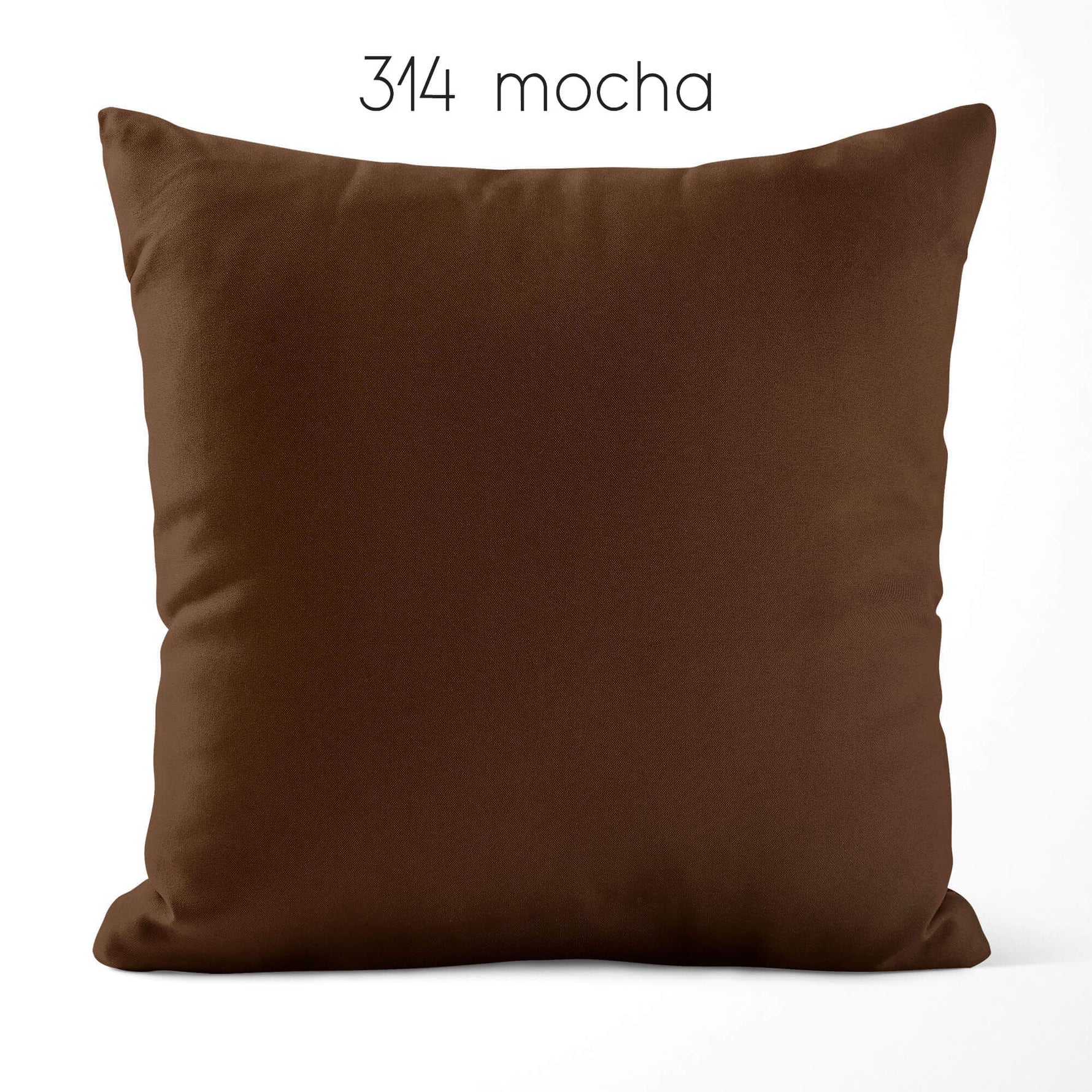 Cream, Tan, Latte, Mocha, and Dark Brown Throw Pillow Covers and Euro Shams