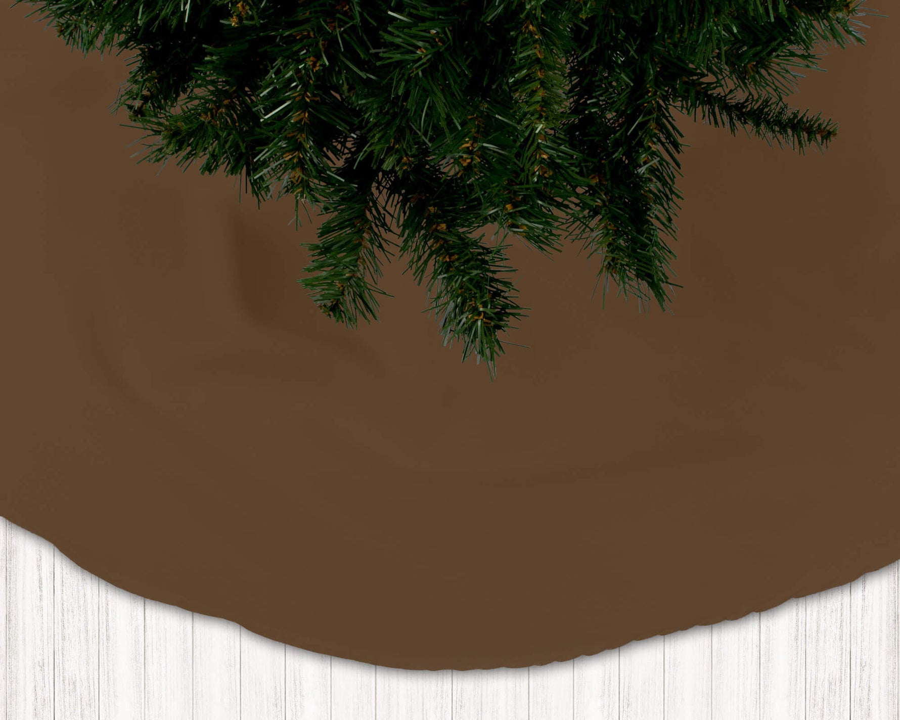 Brown Christmas Tree Skirts – Cream to Mocha Holiday Tones