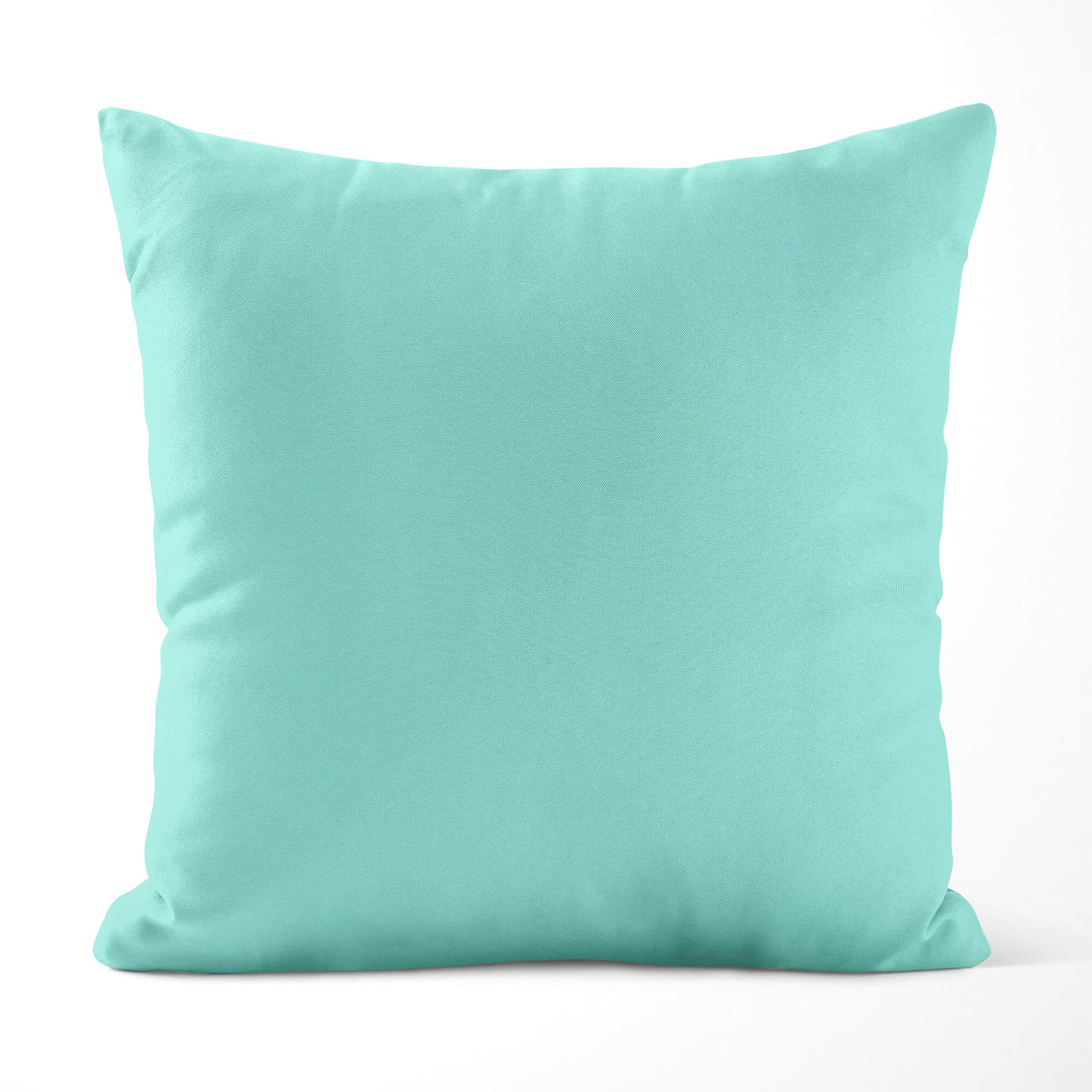 Teal & Aqua Cotton Pillow Covers and Euros Shams – Coastal Custom Sizes