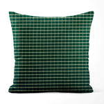 Green & Tan Plaid Pillow Covers and Euro Shams – Rustic Farmhouse Style
