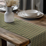 Green Plaid Table Runners – Rustic Farmhouse Style