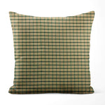 Green & Tan Plaid Pillow Covers and Euro Shams – Rustic Farmhouse Style