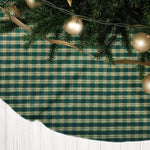 Green & Tan Plaid Tree Skirts – Farmhouse Christmas