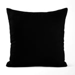 Black pillow on a white background