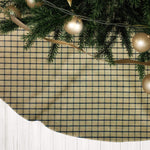 Black & Tan Plaid Christmas Tree Skirts – Primitive Farmhouse Style