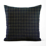 Primitive Country Pillow Covers and Euro Shams – Black & Tan Plaid