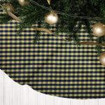 Black & Tan Checkered Christmas Tree Skirts – Primitive Farmhouse Style