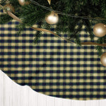 Black & Tan Plaid Christmas Tree Skirts – Primitive Farmhouse Style
