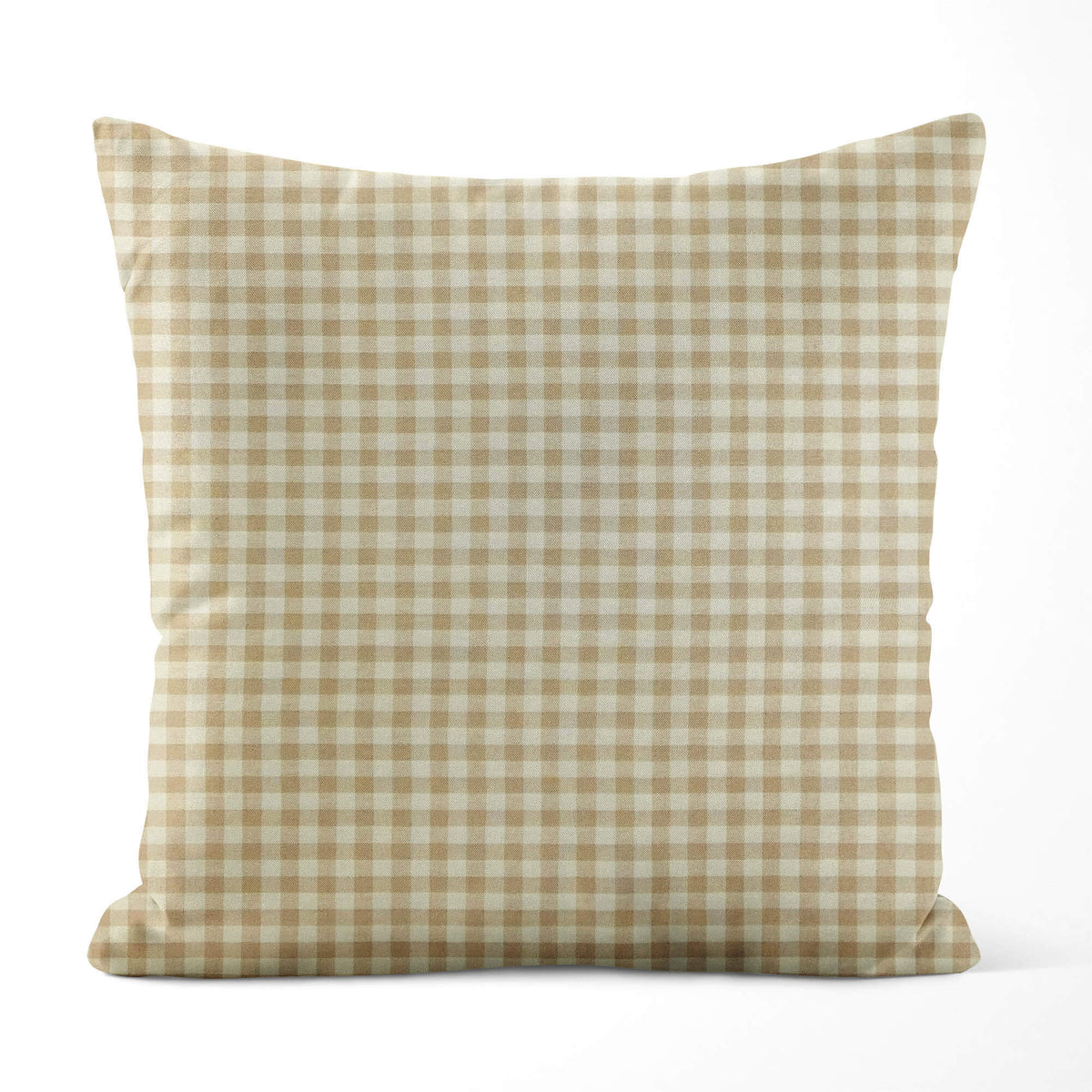 Neutral Farmhouse Pillow Covers – Cream & Beige Homespun Cotton