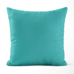 Teal & Aqua Cotton Pillow Covers and Euros Shams – Coastal Custom Sizes