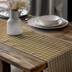 Brown Plaid Table Runners – Rustic Country Charm