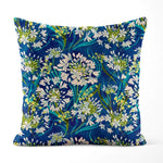 Lily of the Nile Floral Pillow Covers and Euro Shams - Cottage & Coastal Decor