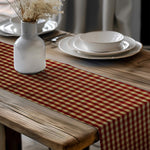 Red Plaid Table Runners – Rustic Farmhouse Decor chckered