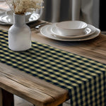 Black Plaid Table Runners – Primitive Farmhouse Style