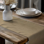 Solid Tan Table Runners – Rustic Country Charm