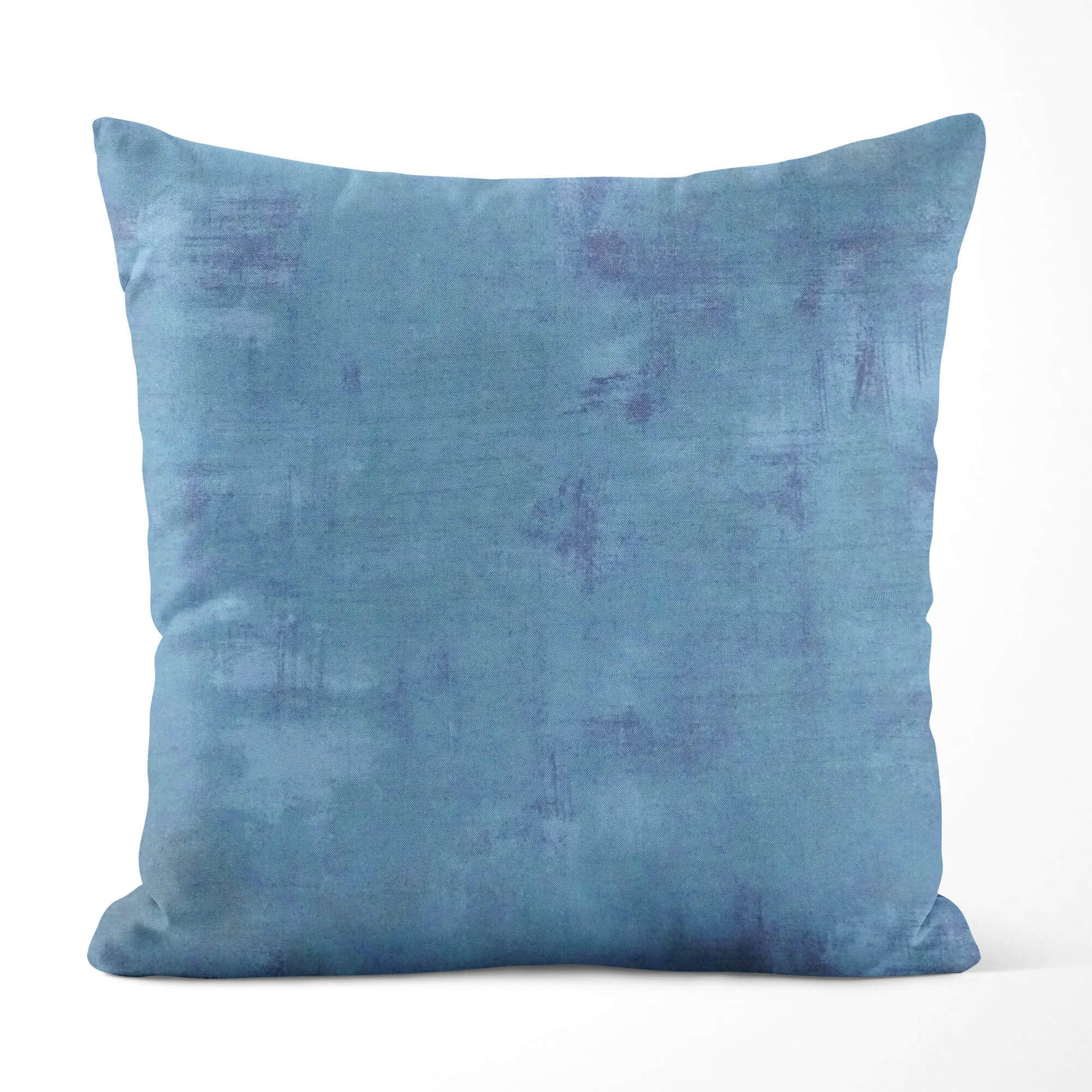 Abstract Blue Pillow Covers and Euro Shams – Denim & Nocturne Grunge