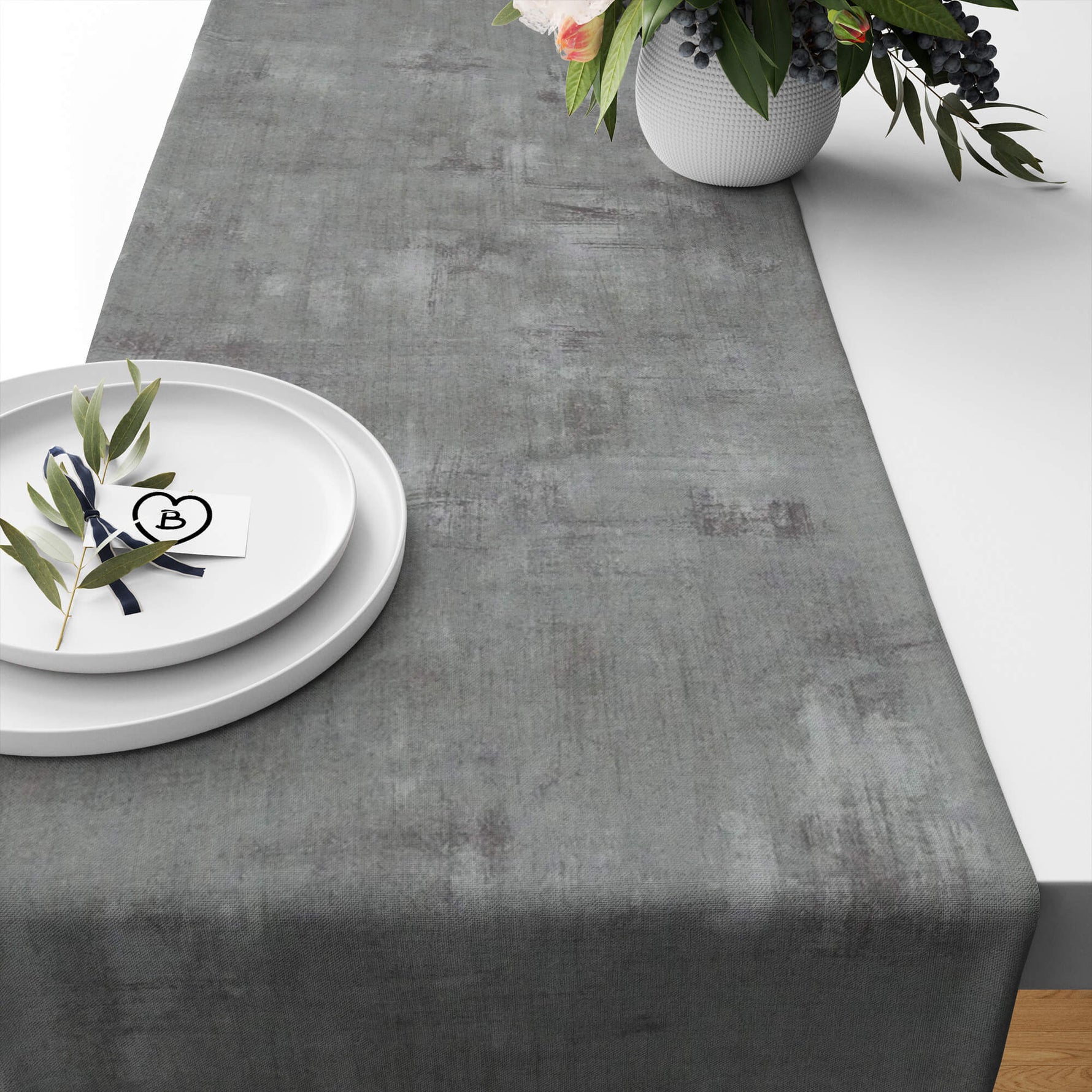 Abstract Grunge Fall Table Runners – Modern Artistic Flair