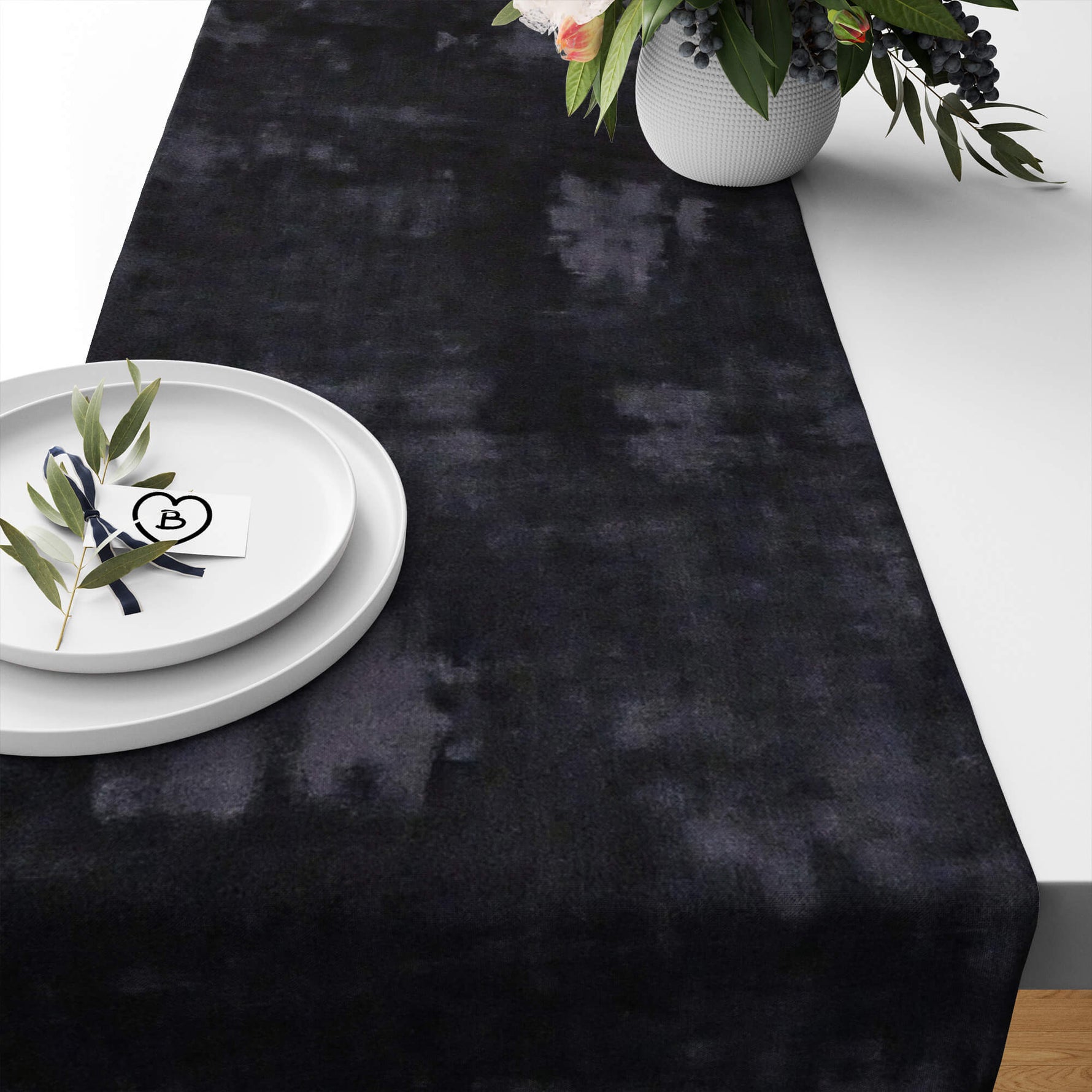 Abstract Grunge Fall Table Runners – Modern Artistic Flair
