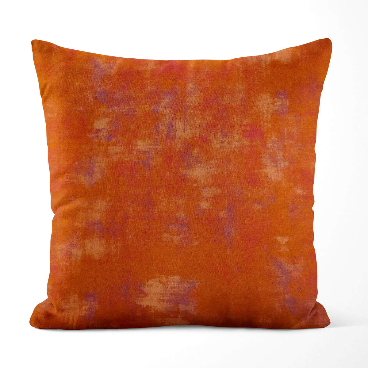 Abstract Grunge Pillow Covers – Gold & Pumpkin Orange Shades