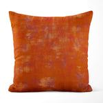 Abstract Grunge Pillow Covers – Gold & Pumpkin Orange Shades