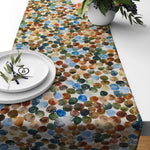 Abstract Rock - Inspired Table Runners – Earthy Tones