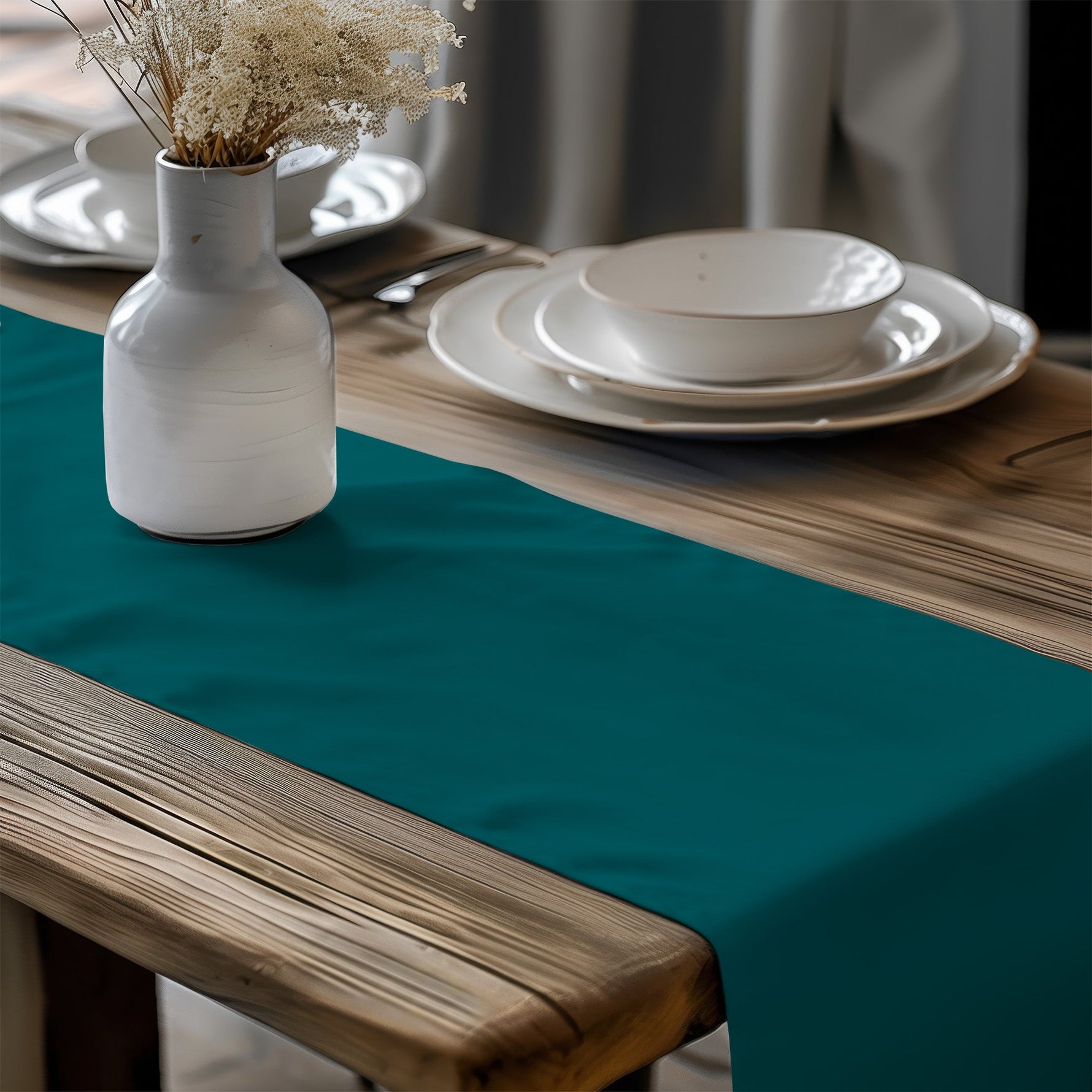 Aqua & Teal Table Runners and Placemats – Lagoon, Scuba & Caribbean