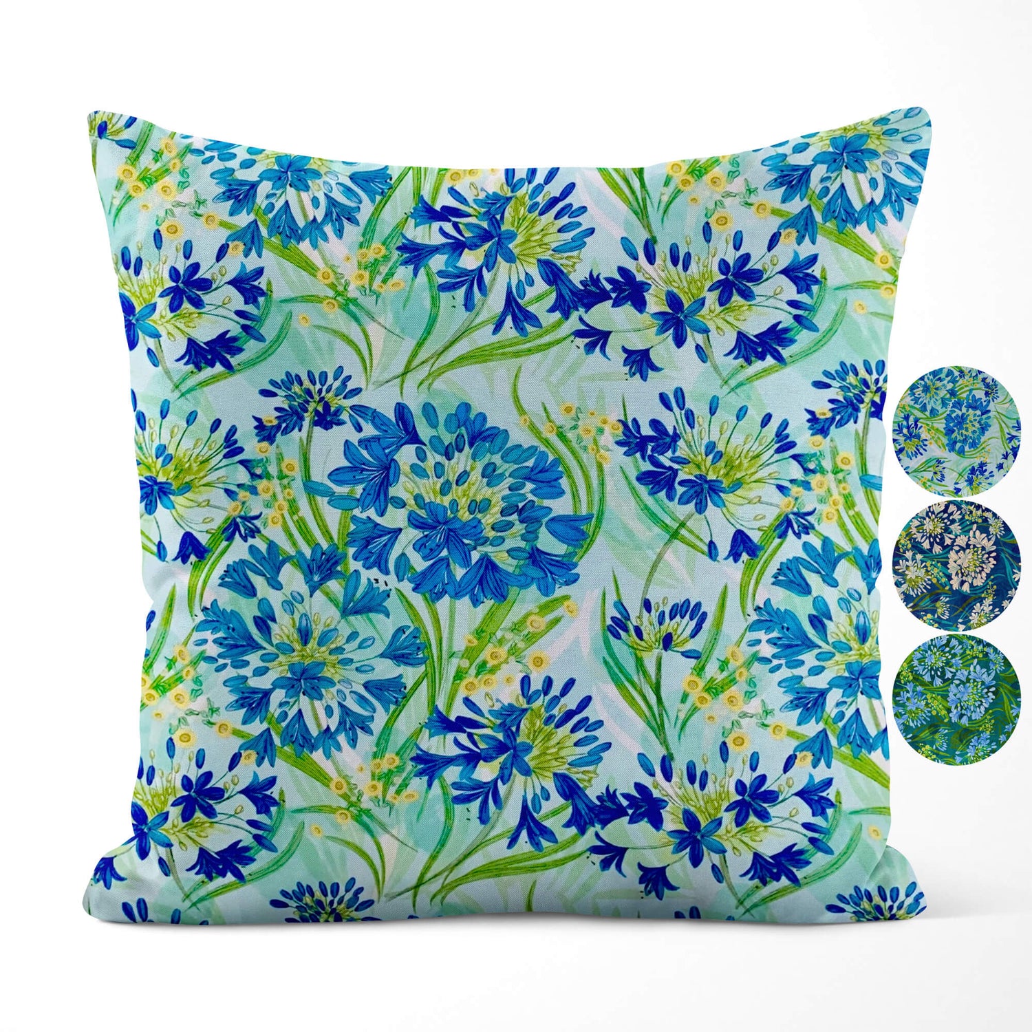 Lily of the Nile Floral Pillow Covers and Euro Shams