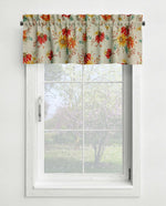 Autumn Floral Valances and Tier Curtains – Seasonal Window Treatments