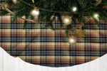Black & Brown Plaid Christmas Tree Skirts – Rustic Farmhouse