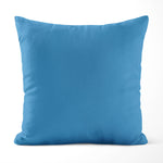 Blue Cotton Pillow Covers And Euros Shams – Custom Sizes & Coastal Shades