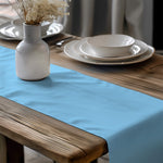 Bluebell, Cobalt, and Lapis Blue Table Linens – Solid Color Runners & Mats