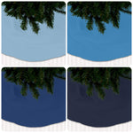 Blue Christmas Tree Skirts – Navy, Coastal & Glacier Shades