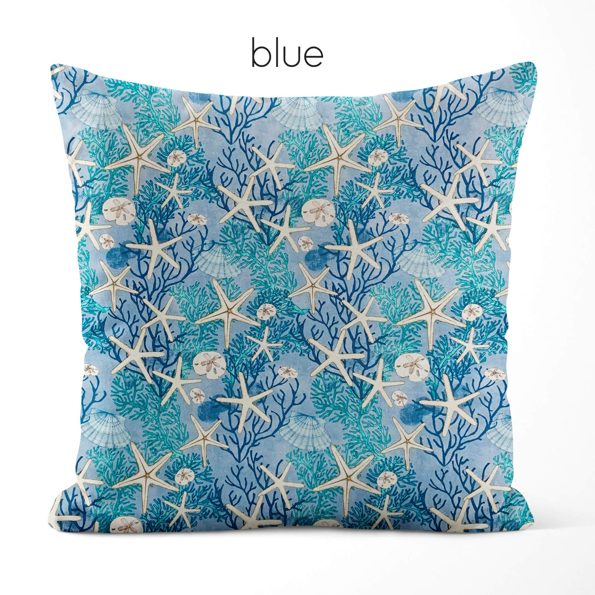 Serena Shores Coastal Pillow Covers and Euro Shams - blue