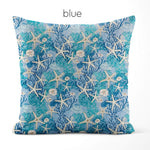 Serena Shores Coastal Pillow Covers and Euro Shams - blue