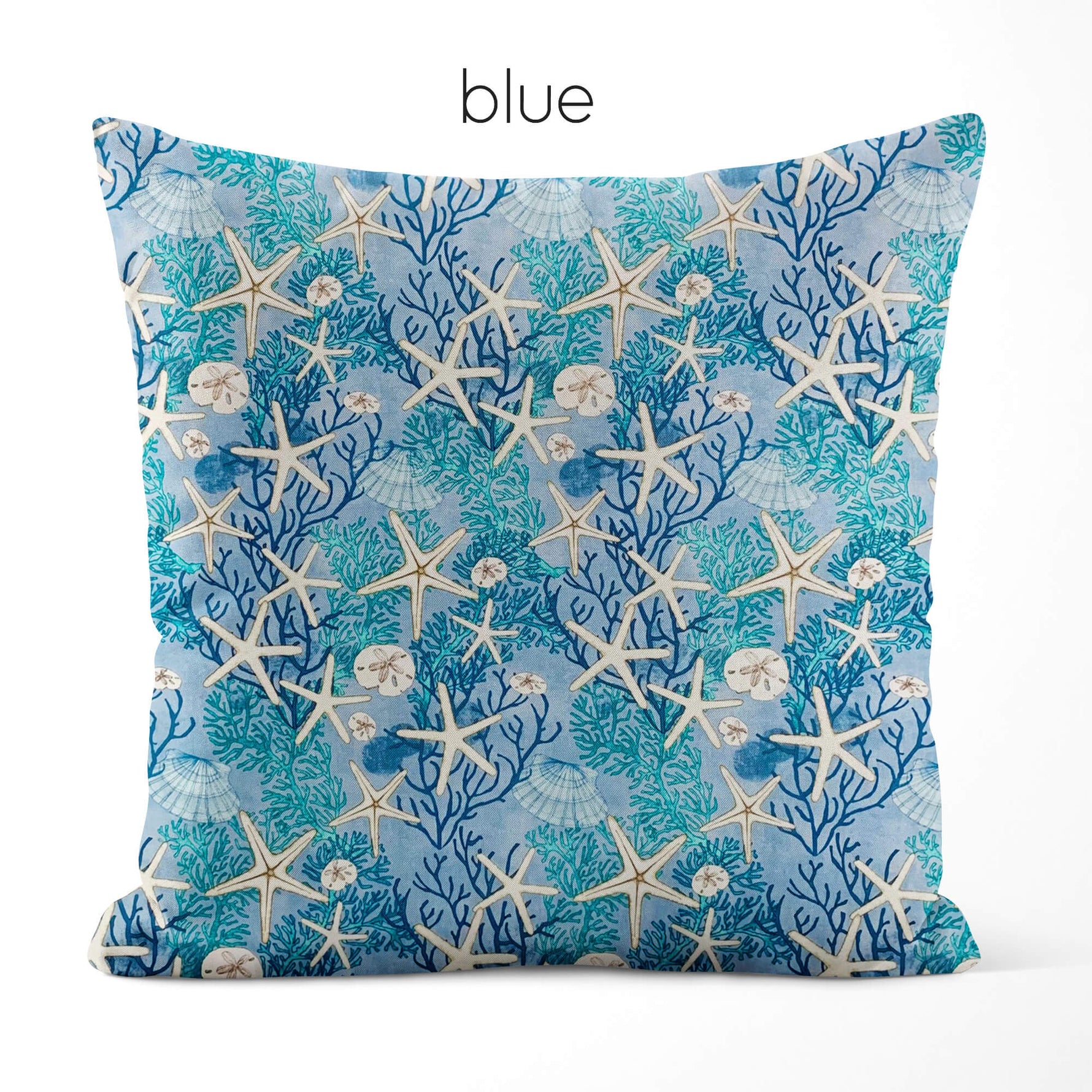 Serena Shores Coastal Pillow Covers and Euro Shams - blue