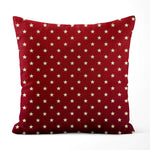 Burgundy & Tan Plaid Pillow Covers – Farmhouse Homespun Cotton