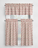 Cherries Galore Kitchen Valances and Cafe Curtains