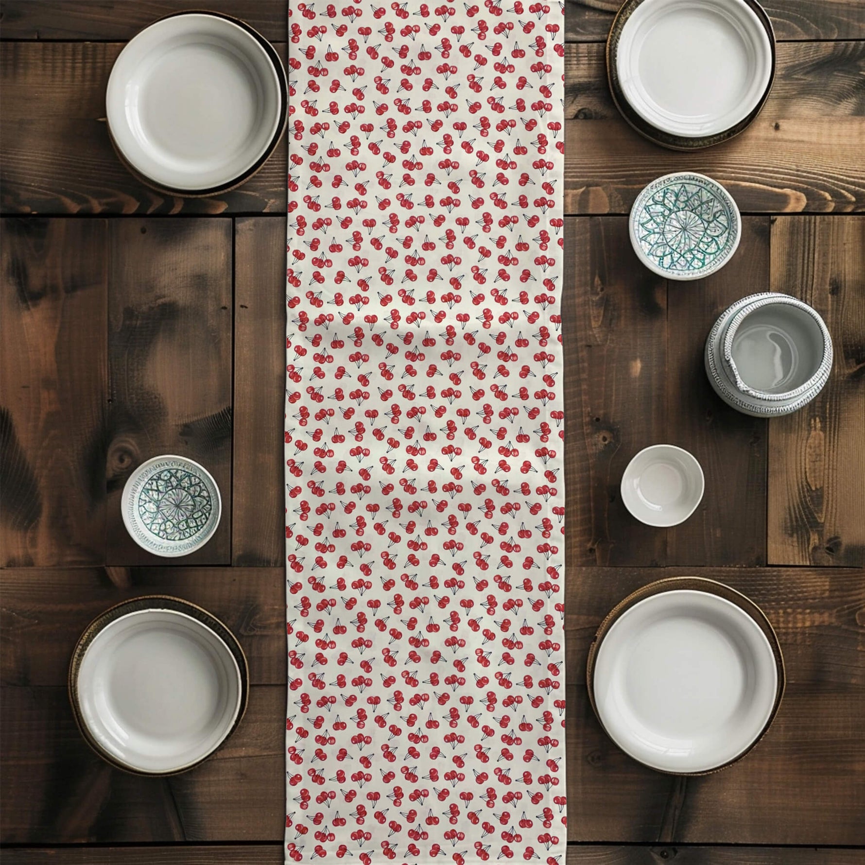 Cherries Galore Table Runners & Placemats – Fun & Colorful