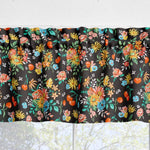 Cherry Cordial Valances and Cafe Curtains – Vintage - Inspired Floral and Fruit