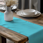 Cool Blue Table Runners and Placemats – Pool, Chill, Horizon & Prussian
