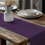 Dark Purple Table Linens – Solid Color Runners & Mats