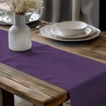 Dark Purple Table Linens – Solid Color Runners & Mats