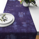 Eggplant Grunge Table Runners and Placemats – Modern Abstract Style