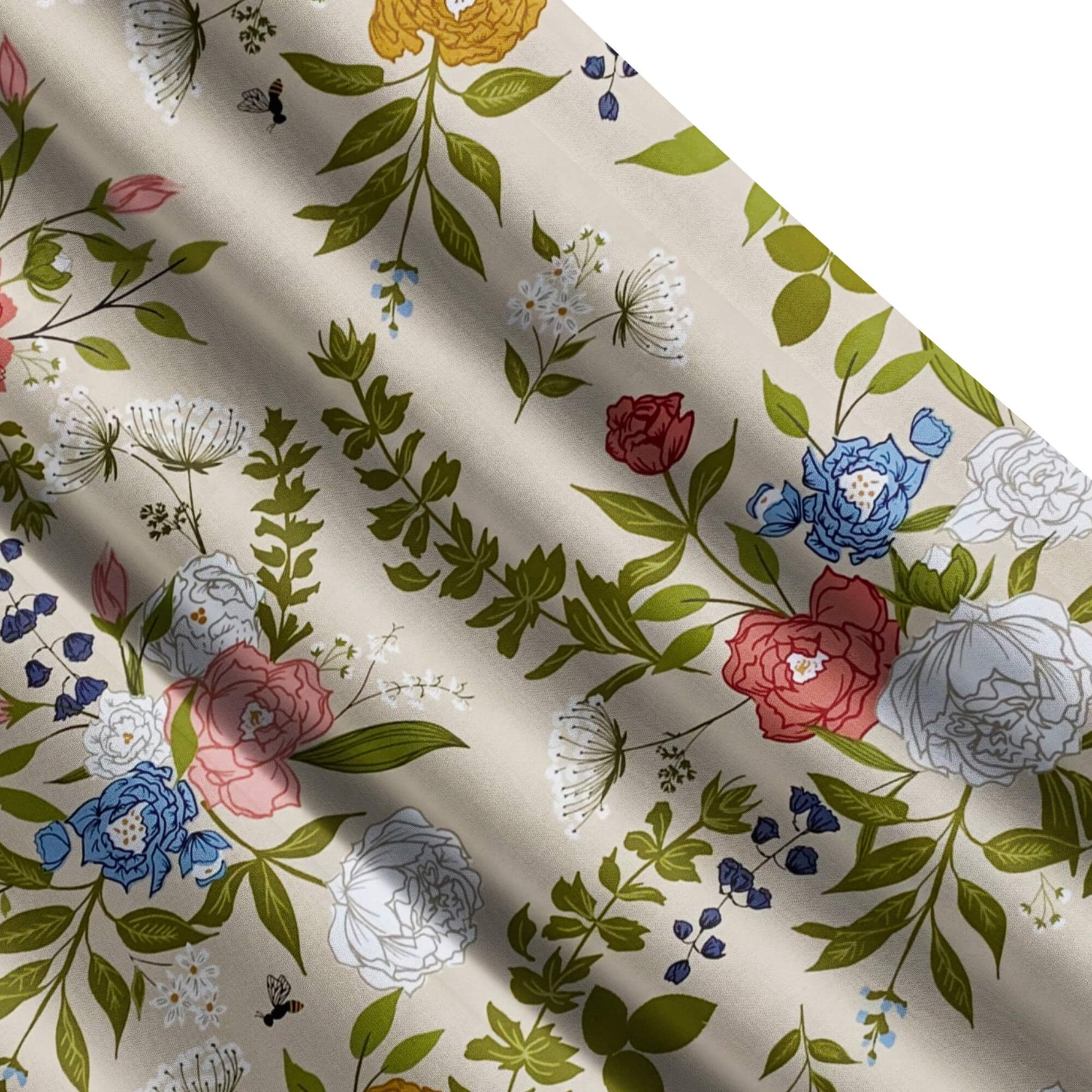 Enchantment Floral Rod Pocket Valances