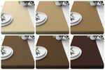 Fall Cream & Brown Table Runners and Placemats – Tan, Mocha & Cocoa Hues
