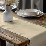 Fall Cream & Brown Table Runners and Placemats – Tan, Mocha & Cocoa Hues