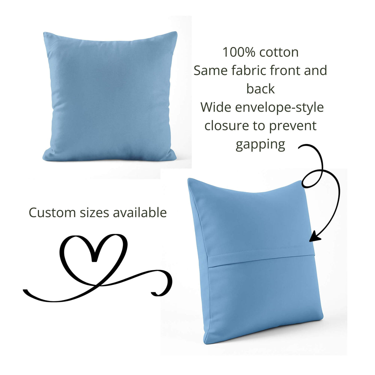 Fall Pillow Covers and Euro Shams – Rust, Spice & Orange Cotton Options