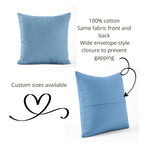 Fall Pillow Covers and Euro Shams – Rust, Spice & Orange Cotton Options