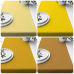 Fall Yellow & Gold Table Runners and Placemats – Mustard to Sunflower